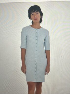 NWOT Paper Label button up cotton knit dress.